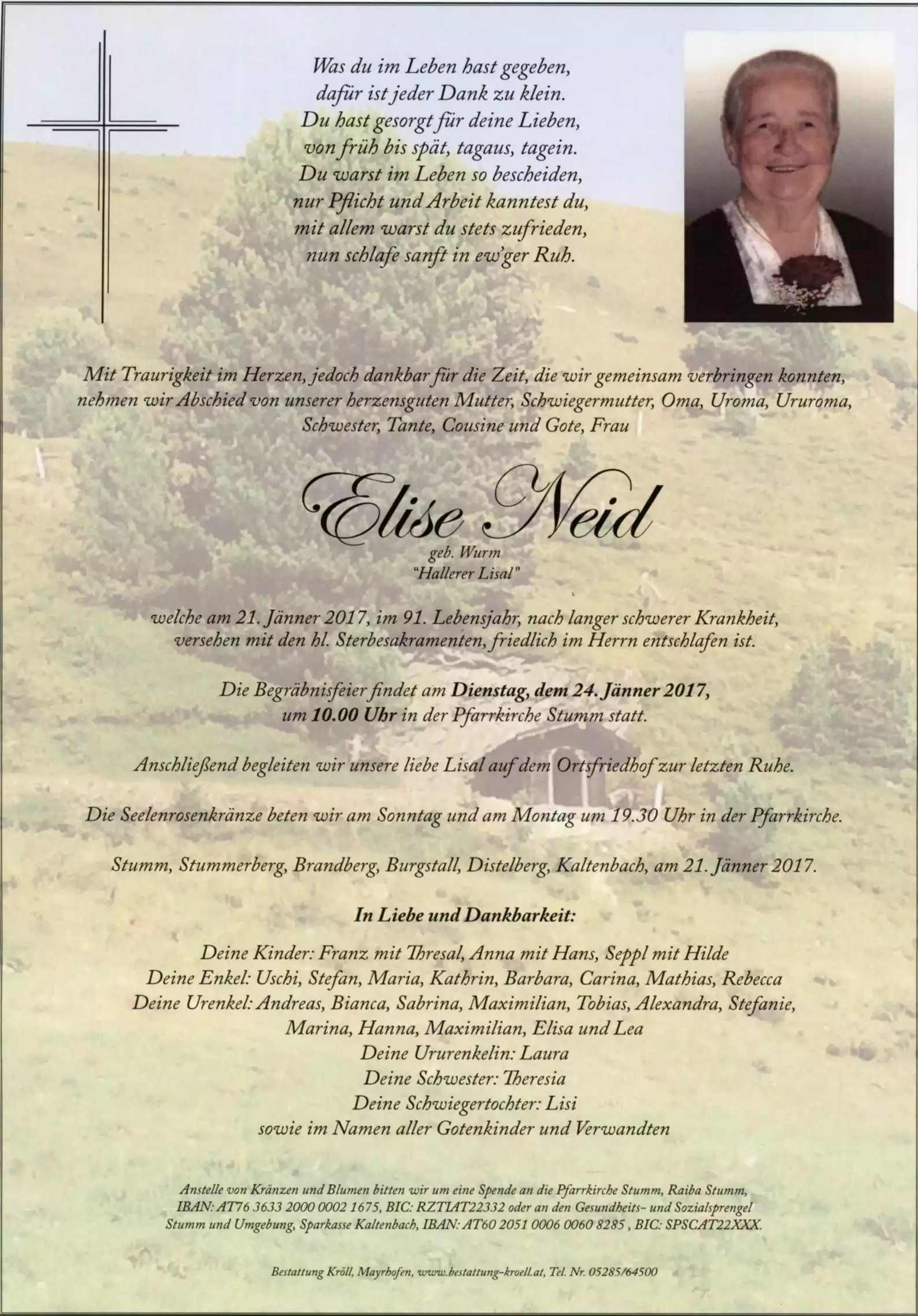 Parte von Elise Neid